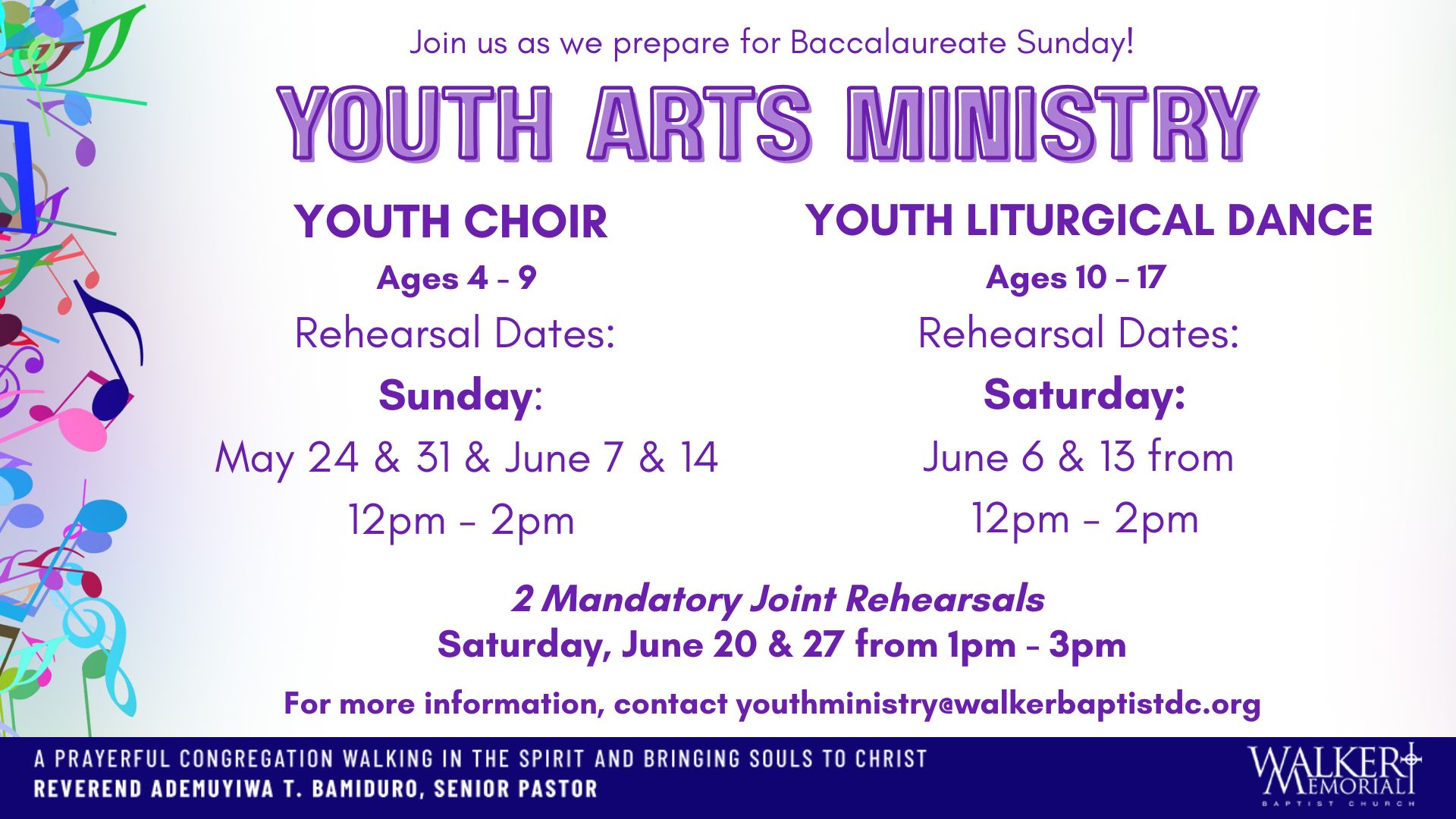 Youth Arts Ministry